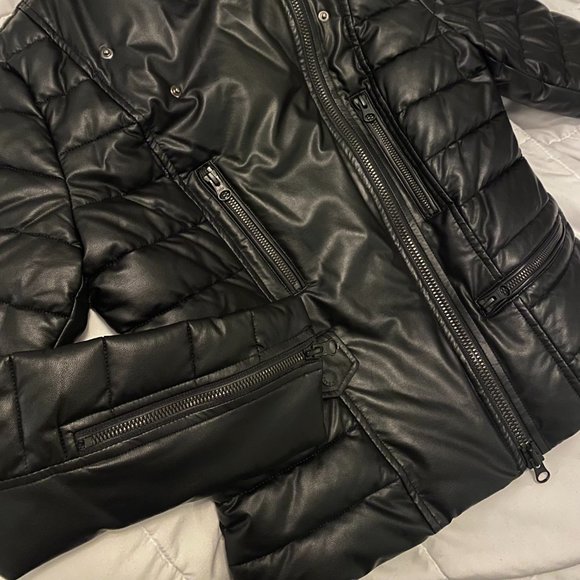 Save The Duck Faux Leather, XS Moto Jacket - Picture 8 of 12